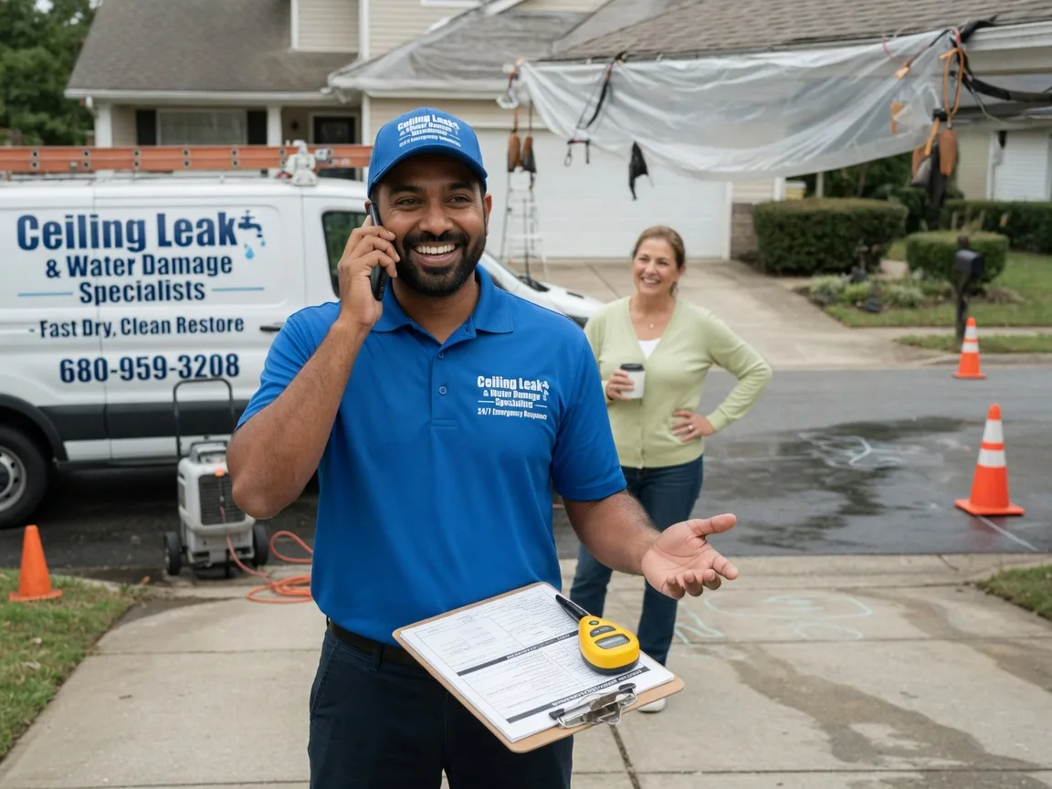 Ceiling Leak Cleanup Burlington, WA FAQs